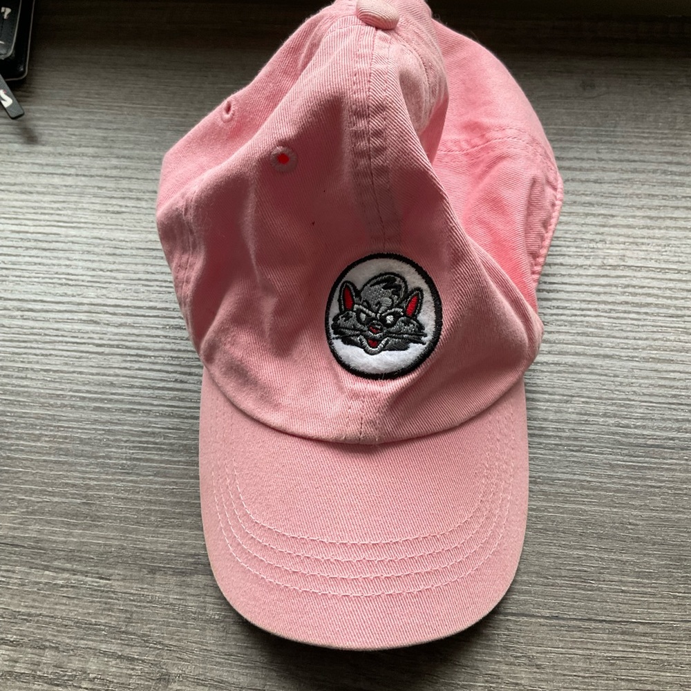 Connecticut Rock Cats Pink XS baseball hat kids